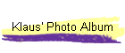 Klaus' Photo Album