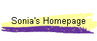 Sonia's Homepage
