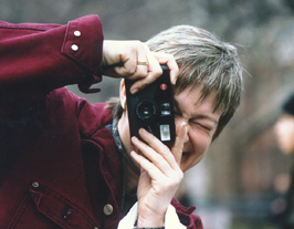 Beate and her Leica