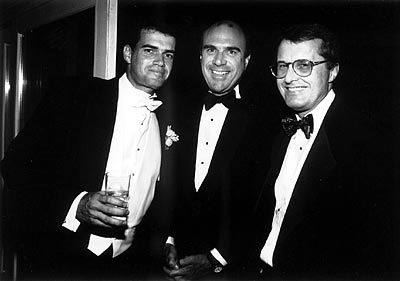 Jack, Tom, and Klaus at BJ's wedding
