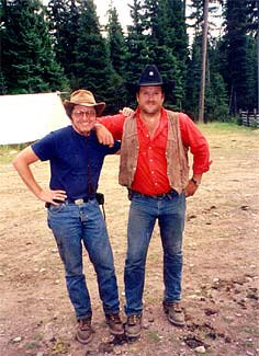 Jack and klaus pose