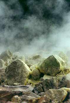 Sulphur fumes