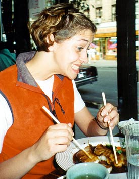 Torree Tries Chopsticks