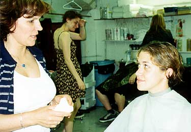 Getting a Haircut at Astor Place