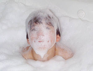 Zach in the Bath